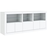  Komoda s LED svjetlima bijela 162 x 37 x 67 cm | Eponuda.com