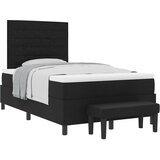 vidaXL Krevet s oprugama i madracem crne boje 120x200 cm tkanina | shoptok.hr
