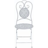  Bistro garnitura 3-delna jeklo sivo bela, (20680110) | Shoptok.si