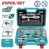 Total 25-delni 1/2" set gedora THT121251 Cene