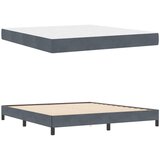  Krevet s opruga kutije Tamno siva 180 x 210 cm tkanina | shoptok.hr