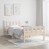 Okvir za krevet od masivnog drva 75 x 190 cm jednokrevetni | shoptok.hr