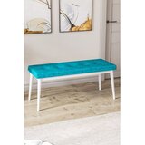 Hanah home klupa Pera Bench, 105 cm, tirkizna / bela | Eponuda.com