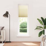  Plisirana zavjesa krem boje 65x200 cm Širina tkanine 64,4 cm Poliester | shoptok.hr