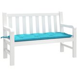  Jastuk za vrtnu klupu tirkizni 120 x 50 x 7 cm od tkanine | shoptok.hr