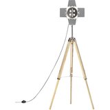  Podna svjetiljka na tronošcu od masivnog drva manga 140 cm | shoptok.hr
