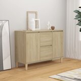 vidaXL Komoda sonoma hrast 103,5x35x70 cm iverna plošča Cene