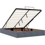  Otomanski krevet s madracima tamnosivi 140x200 cm baršunasti | shoptok.hr