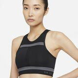 Nike dri-fit swoosh run division longline sports bra, ženski top, crna DD1101 | Eponuda.com