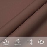 vidaXL Senčno jadro oksford blago trikotno 5x6x6 m rjavo, (20729524) | Shoptok.si