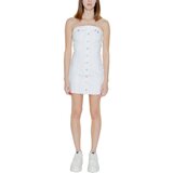 Tommy Hilfiger Kratke obleke MINI BUSTIER DW0DW18118 Bela | Shoptok.si