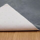  Faux Rabbit Fur Rug Antracit 200 x 280 cm Poliester | shoptok.hr