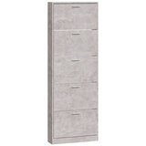 Ormarić za cipele boja betona 59x17x169 cm konstruirano drvo | shoptok.hr