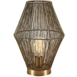 Markslöjd Namizna svetilka v bronasti barvi s kovinskim senčnikom (višina 38 cm) Casa – Cene