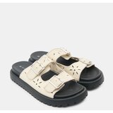 Sinsay Natikače na platformu s kopčama i ažurnim uzorkom | shoptok.hr