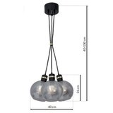  Luster na sajli OMEGA 3xE27/60W/230V | Eponuda.com