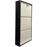 Hanah home Ormar za cipele Primo 3 Brown Cream | ePonuda.com