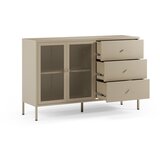Marckeric Kremno bela kovinska komoda 140x90x40 cm Fayna – | Shoptok.si