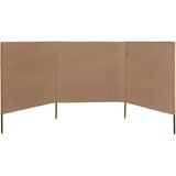  Vjetrobran s 3 panela od tkanine 400 x 160 cm smeđe-sivi | Eponuda.com