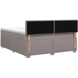  Boxspring krevet s madracem Sivosmeđa 180 x 200 cm Tkanina - Sivosmeđa 180 x 200 cm Dizajn linija | shoptok.hr