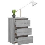  Noćni ormarići 2 kom sivi hrast 40x35x62 5 cm konstruirano drvo | shoptok.hr