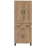  Visok predalnik Umetni hrast 69,5 x 34 x 180 cm Konstruiran les, (5000107733) | Shoptok.si