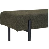 House Nordic Tamno zelena klupa od bouclé tkanine Swindon – | shoptok.hr