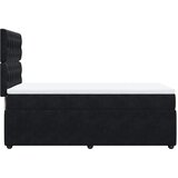 Box spring krevet s madracem crni 90x200 cm baršunasti | shoptok.hr