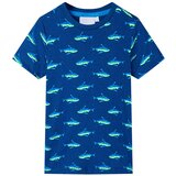 vidaXL Dječja majica tamnoplava 128 | shoptok.hr