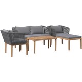 Ambia Garden LOUNGE GARNITURA tkanina akacija masivno železo | Shoptok.si