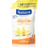 PAPOUTSANIS Natura Vanilla Caramel tekući sapun zamjensko punjenje 750 ml