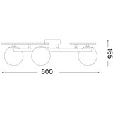 Ideal Lux led plafonski luster atlas 3xG9/3W/230V zlatni | Eponuda.com