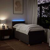 Box spring krevet s madracem crni 90x190 cm od tkanine | shoptok.hr