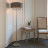  Endon 94378 - Stojeća lampa HIGHCLERE 1xE14/40W/230V siva/sjajni hrom | Eponuda.com