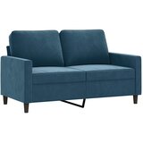  3-dijelni set sofa s jastucima plavi baršunasti | shoptok.hr