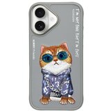 HURTEL OVITEK NIMMY ZA IPHONE 16 6.1 Z MOTIVOM MAČKIH OČAL STILNA ZAŠČITA, (5000009984) | Shoptok.si