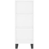  Visoka komoda bijeli 34,5x34x180 cm od konstruiranog drva | shoptok.hr