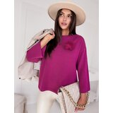 DStreet Sweter damski oversize GAIA różowy | Shoptok.si