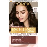 L´Oréal Paris barva za lase - EXCELLENCE Nudes - 3U Universal Dark Brown Cene