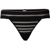 Tommy Hilfiger Tanga gaćice burgund / crna / bijela Cijene