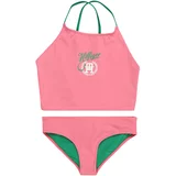 Tommy Hilfiger Bikini zelena / ružičasta / bijela