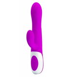 Pretty Love Douglas Zeka vibrator, Silikonski, 7 funkcija vibracije, 24.9 cm, Ljubičasti Cene