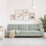  Trosjed svjetlosivi 210 cm baršunasti | shoptok.hr