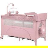 Kikka Boo krevetac Nighty Night 2 nivoa sa rancem i pultom pink | ePonuda.com