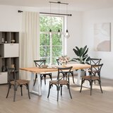  Noge za blagovaonski stol V-oblik 2 kom Bijele 60 x (72-73,3) cm Čelik | shoptok.hr