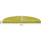  Samoljepljivi stepenasti ulošci Polukružni 15 pcs Zelena | shoptok.hr