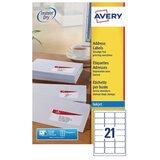 Avery Zweckform Etikete za C6 ovojnice 63,5 x 38,1 mm 1/25 | Shoptok.si