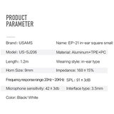  Usams EP-21 slušalice bele. | Eponuda.com