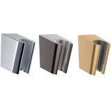 Hansgrohe zidno držalo za tu&amp;scaron; ročko Porter&amp;amp;#039;S - bru&amp;scaron;en črni krom (28331340) Slike