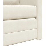 Krevet na razvlačenje Krema 204 x 122 x 60 cm Baršun | shoptok.hr